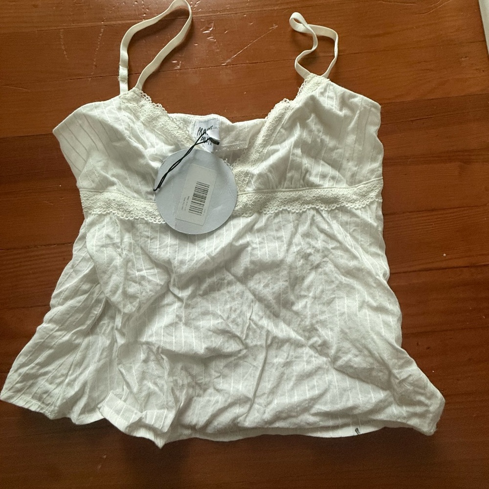 Princess polly white lace top.